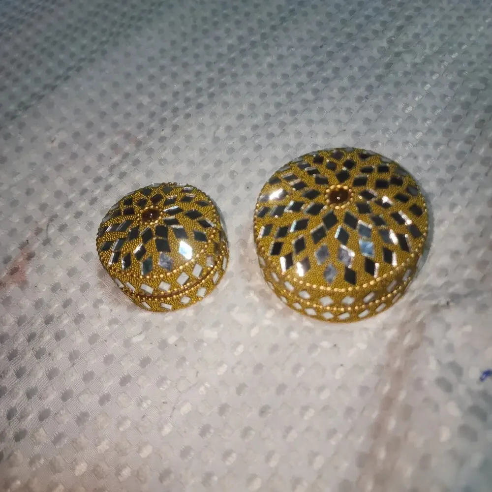 GOLD STACKABLE TRINKET BOXES